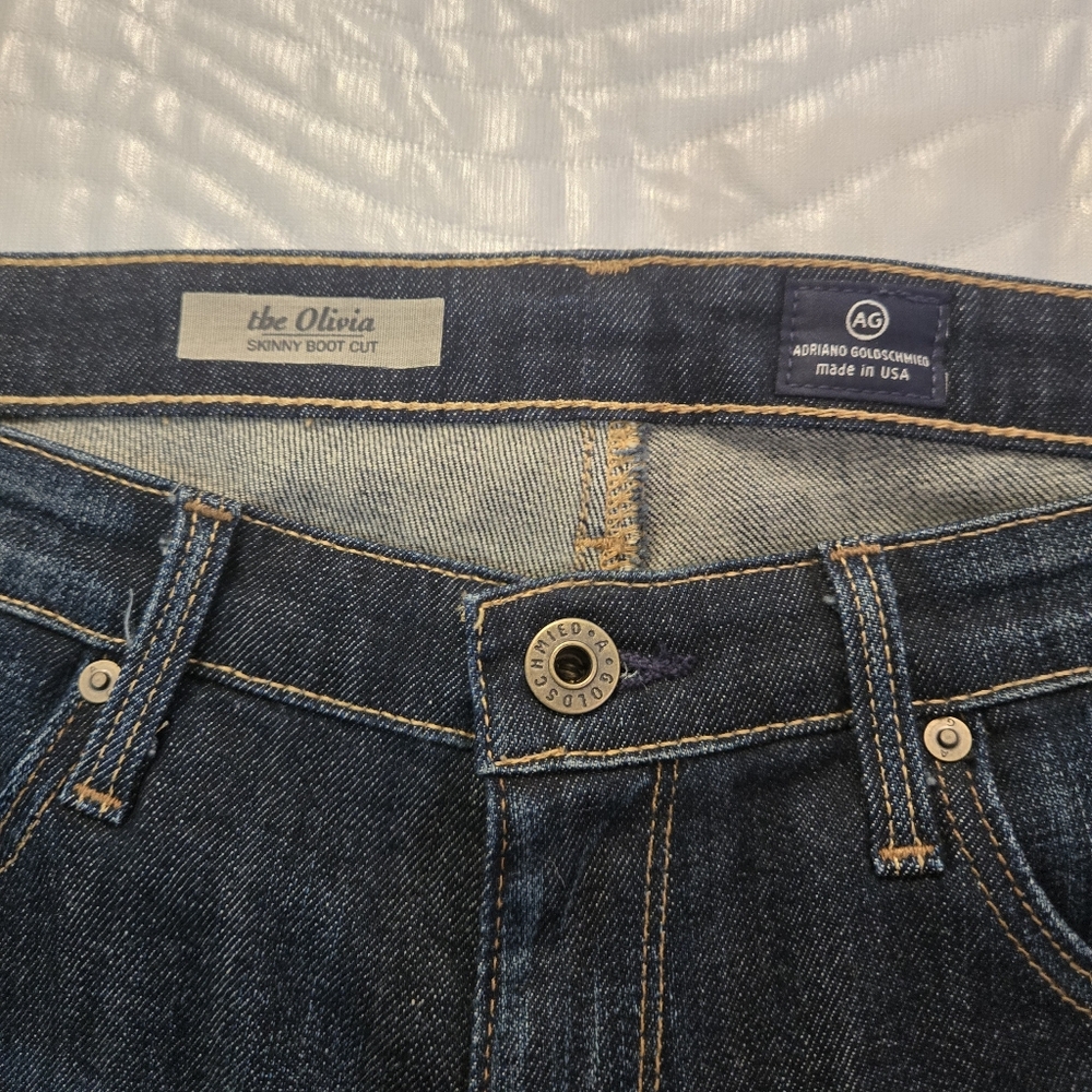 AG Women's Dark Blue Boot Cut Jeans - Picture 3 of 12